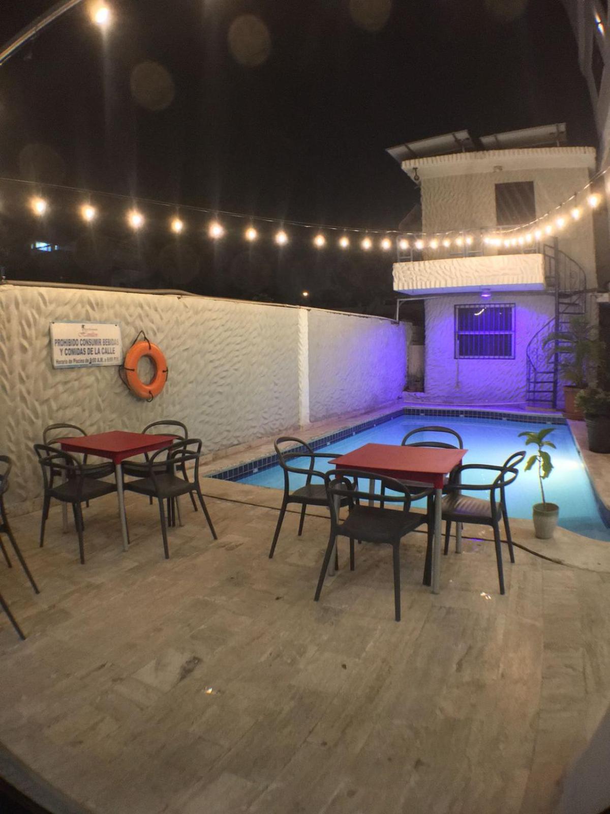 Hotel Restaurant Hamilton Boca Chica Exterior photo